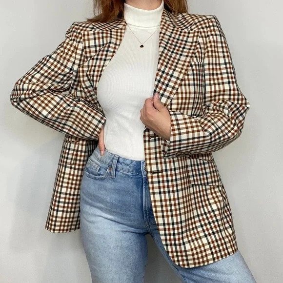 Padded Shoulder Blazers